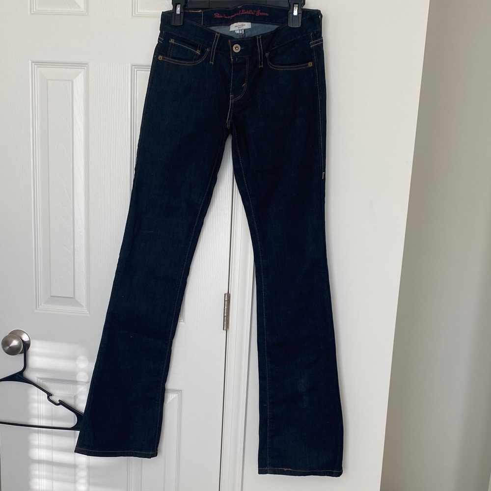 Levi's Dark Indigo Wide Leg Jeans